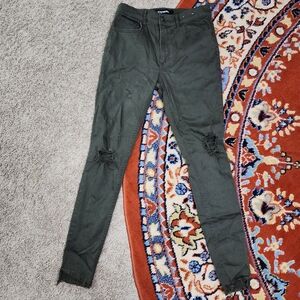 Express Olive High-Rise Leggings